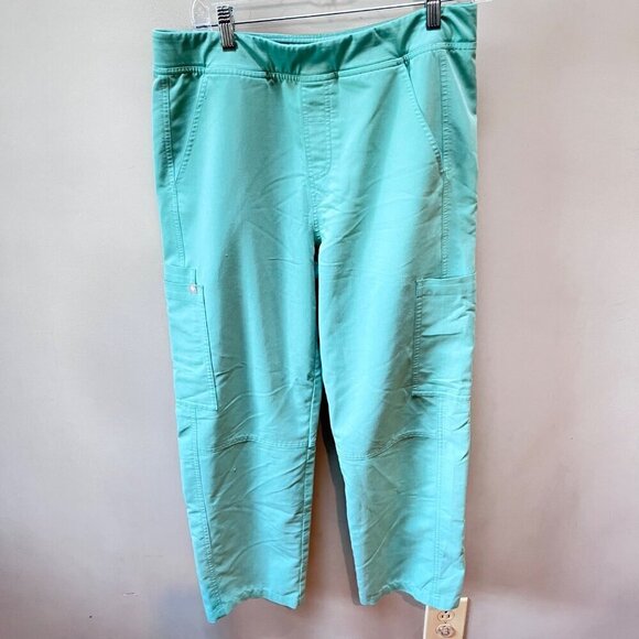 Figs Technical Collection Teal Scrub Bottom Pants- Size M - Picture 1 of 5
